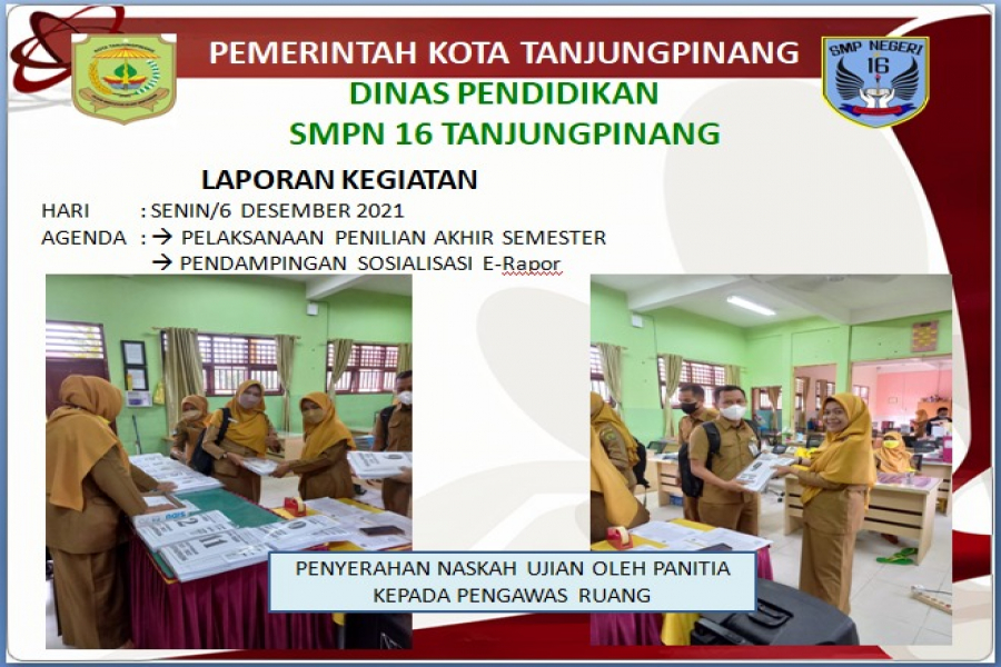 Pelaksanaan Penilaian Tengah Semester (PTS) Tahun 2021