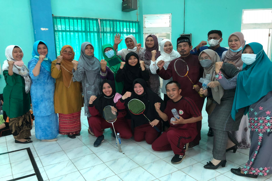 PIALA PGRI RANTING TIMUR CABOR GANDA PUTRI BADMINTON