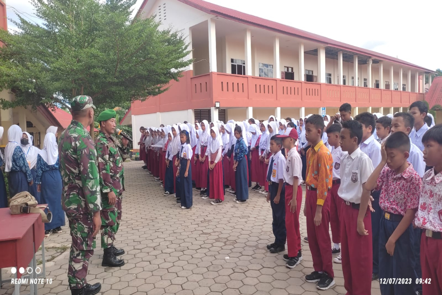 Dandim 015 Tanjungpinang Motivasi Siswa Baru Dengan MPLS