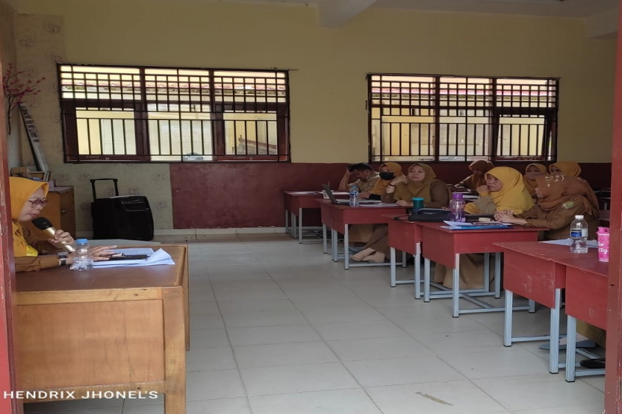 SMP Negeri 16 Tanjungpinang Gelar Rapat Koordinasi Pengukuran Kinerja Kepala Sekolah